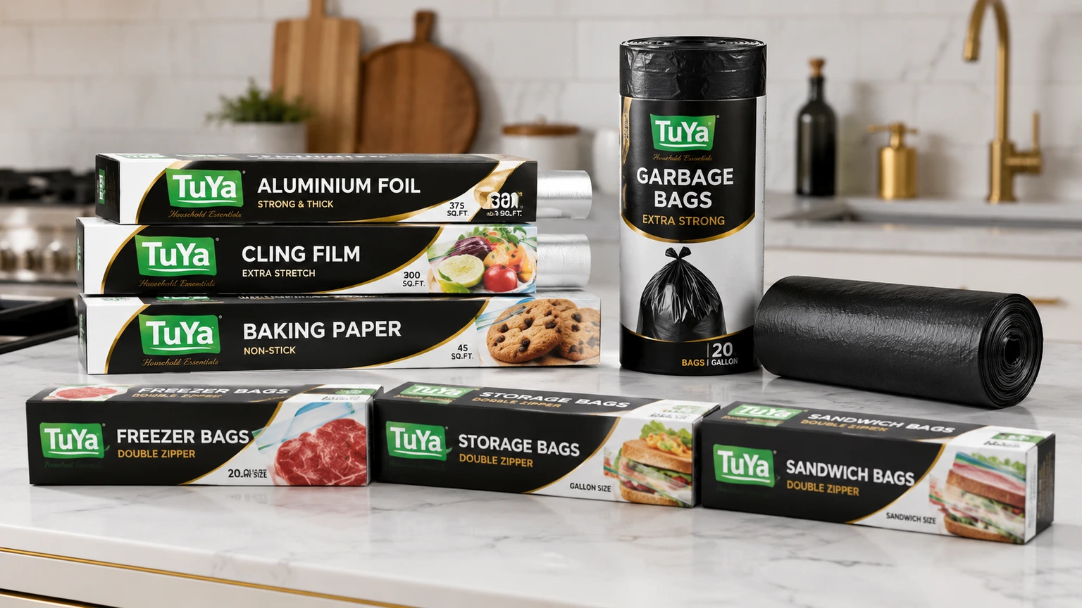 TuYa Aluminium Foil and household wrap range