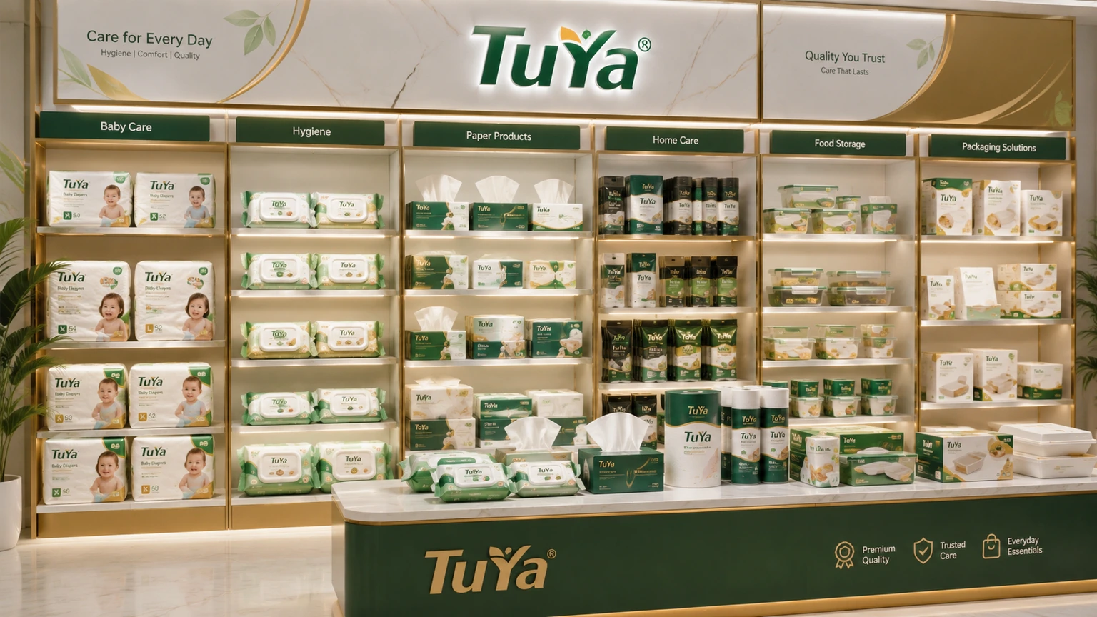 TuYa product retail display